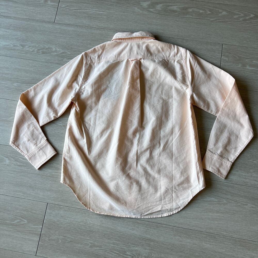 Everlane Organic Cotton Oxford Shirt Womens Size 2 Apricot - Picture 4 of 15
